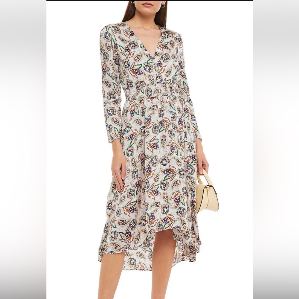 NWT Maje Long Sleeves Maxi Dress Size: US4 Small Spring/Summer/Beach